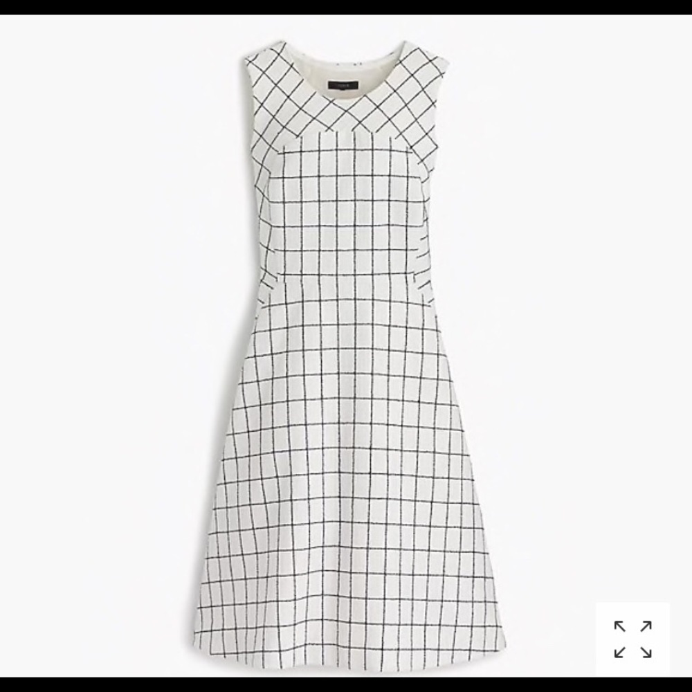 J crew grid dress✨flash sale✨
